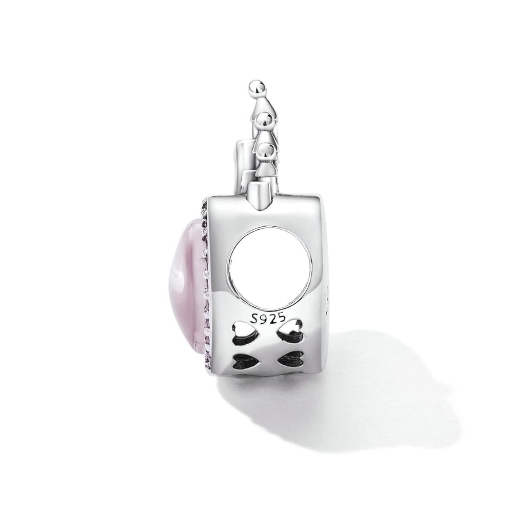 Amazon.com: Love Castle Charm 925 Sterling Silver Charm Fits